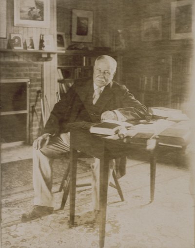 Portret van William Dean Howells (1837-1920) 1918-20 door Jessie Tarbox Beals