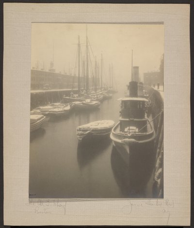 De Oude T. Wharf, Boston door Jessie Tarbox Beals
