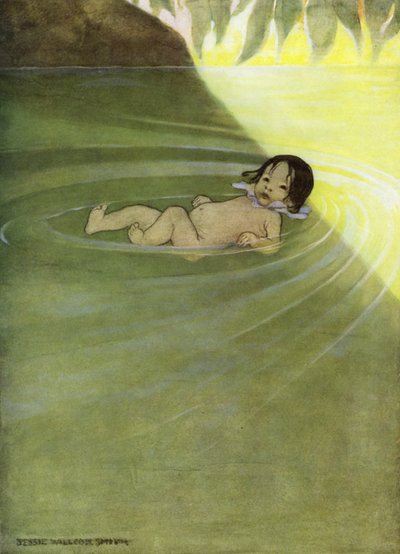 Illustratie voor The Water Babies van Charles Kingsley door Jessie Willcox Smith