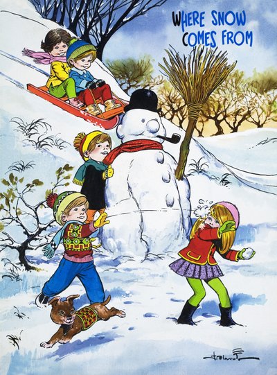Waar sneeuw vandaan komt door Jesus Blasco