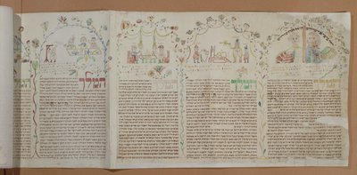 Boek van Esther, ca. 1793 door Jewish School