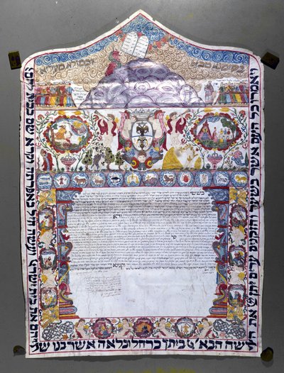 Joods huwelijkscontract, Ketubah door Jewish School