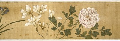 Honderd bloemen, begin 17e eeuw (detail) door Jiayan Chen