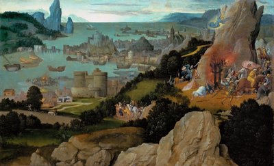 Het martelaarschap van Sint-Catharina door Joachim Patinir