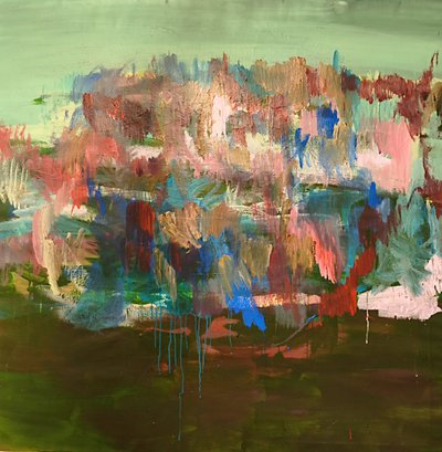 Abstract Kleurenveld door Joackim Schou Dahle