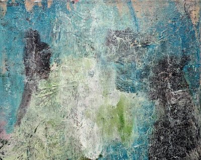 Blauwgroen met structuur door Joackim Schou Dahle