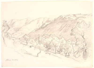 Berglandschap, Attina door Joakim Frederik Skovgaard