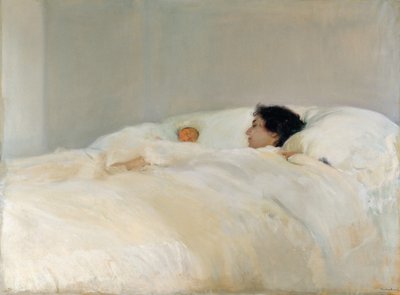 Moeder door Joaquín Sorolla