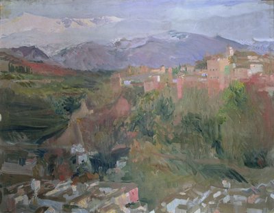 Granada door Joaquin Sorolla y Bastida