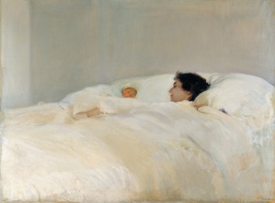 Moeder door Joaquín Sorolla