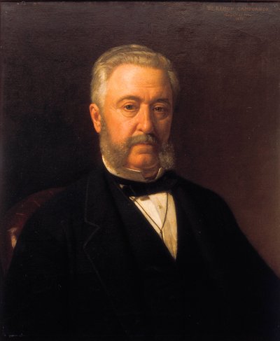 Portret van Ramon Campoamor (1817-1901), romantisch dichter door Joaquín Espalter y Rull