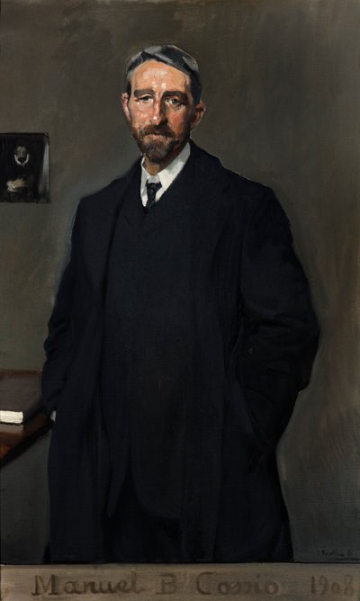 Spaans: Manuel Bartolomé Cossío Manuel Bartolomé Cossío door Joaquín Sorolla