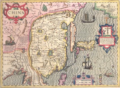 China, c.1607 door Jodocus Hondius