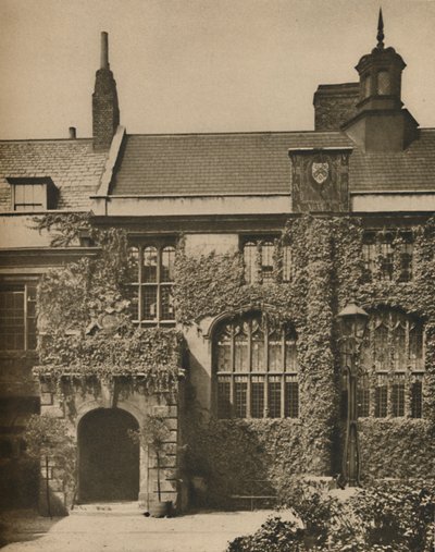 Grote zaal waar de broeders van de Charterhouse dineren, c1935 door Joel