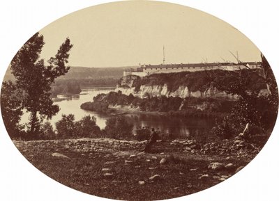 Fort Snelling,c. 1865 (photo) door Joel Emmons Whitney