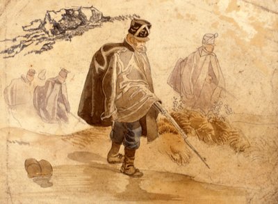 Infanterie in gevechtsoperaties van 1848-49 door Johan Baptiste Heinefetter