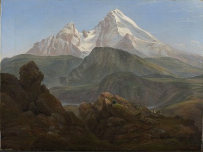 De Watzmann door Johan Christian Dahl