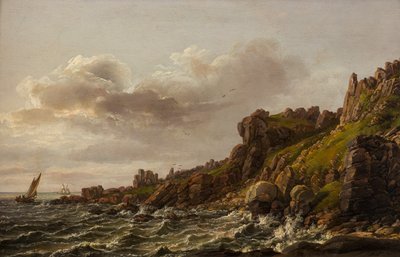 Kijken bij Kullen in Zweden door Johan Christian Dahl