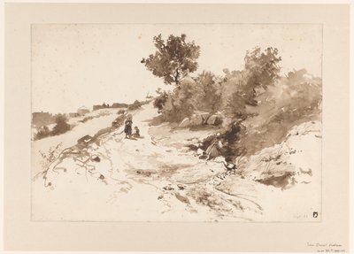 Heuvelachtig landschap in Frankrijk door Johan Daniël Koelman