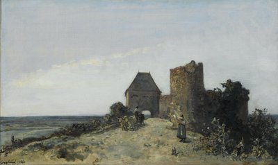 Ruïnes van kasteel Rosemont door Johan Jongkind