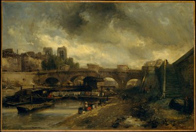 De Pont Neuf door Johan Jongkind
