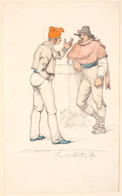 Italiaanse boer in gesprek met een campagnol door Johan Thomas Lundbye