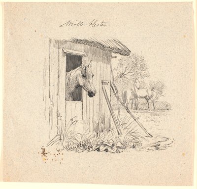 De molenpaard door Johan Thomas Lundbye