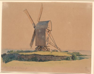 Stubmolen bij Kalundborg door Johan Thomas Lundbye