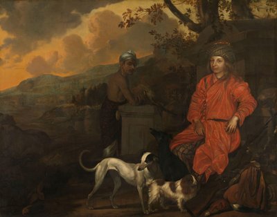 Portret van Philippus Baldaeus en Gerrit Mossopotam door Johan de la Rocquette