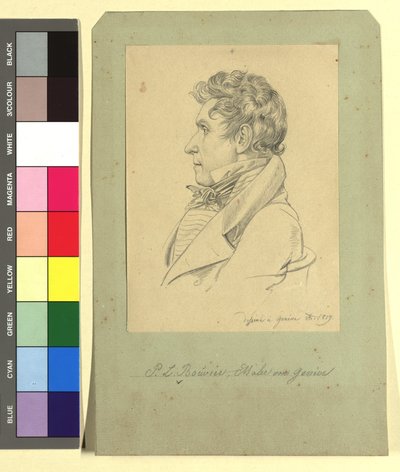 Pierre Louis Bouvier (1766-1836), portretschilder door Johann Adam Klein