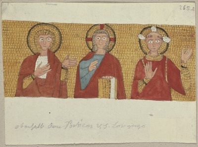 Aus: Sammlung von Umrissen und Durchzeichnungen, Band 1, Blatt 100 door Johann Anton Ramboux