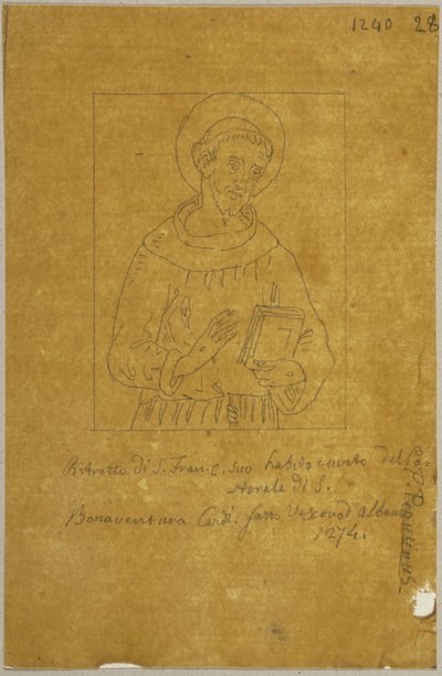 Aus: Sammlung von Umrissen und Durchzeichnungen, Band 2, Blatt 110 door Johann Anton Ramboux
