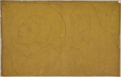 Aus: Sammlung von Umrissen und Durchzeichnungen, Band 3, Blatt 102 door Johann Anton Ramboux