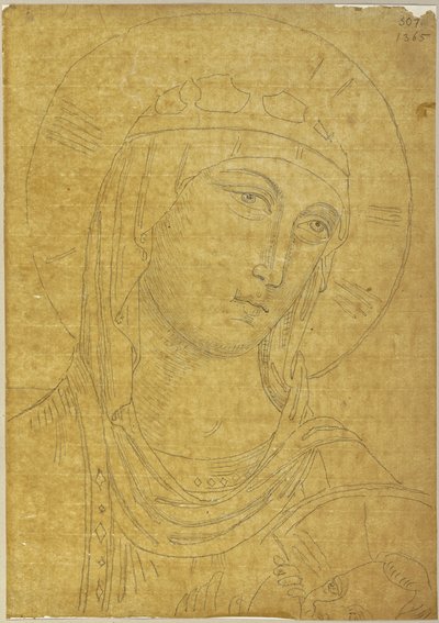 Aus: Sammlung von Umrissen und Durchzeichnungen, Band 6, Blatt 44 door Johann Anton Ramboux