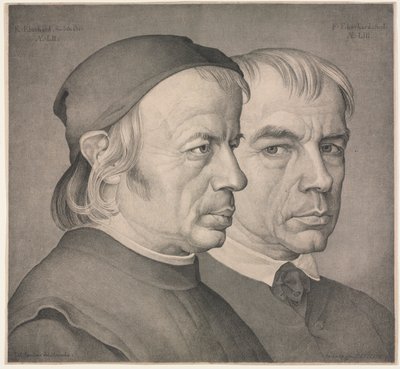 De Gebroeders Eberhard door Johann Anton Ramboux