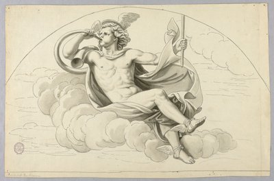 Hermes door Johann August Nahl the Younger