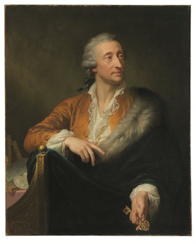 Portret van graaf Franz Peter Friedrich von Diesbach (1739-1811) door Johann Baptist I Lampi