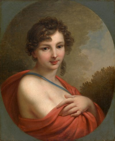 Portret van Yelena Naryshkina 1785-1855, 1800 door Johann Baptist von Lampi the Elder