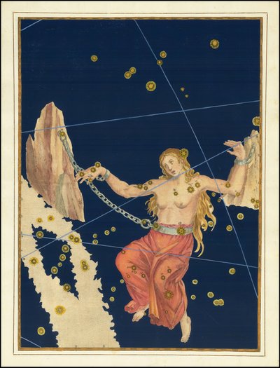 Johann Bayer - Andromeda door Johann Bayer