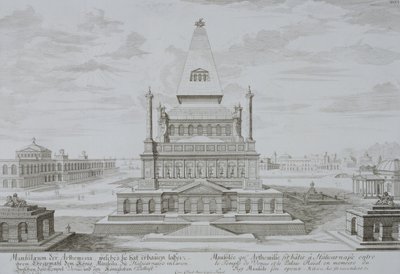 Mausoleum van Halicarnassus, Bodrum, Turkije, uit 