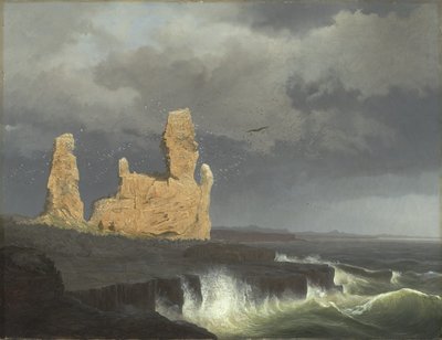 De IJslandse Kust, 1889 door Johann Christian Ezdorf
