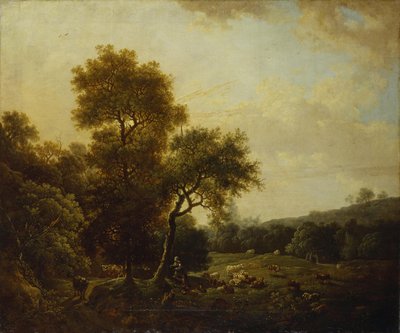 Landschap door Johann Christian Klengel