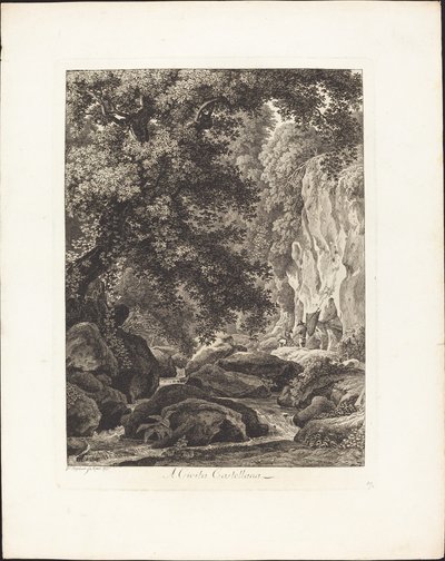 In Cività Castellana door Johann Christian Reinhart