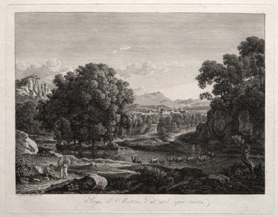 Heroïsch Landschap door Johann Christian Reinhart