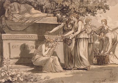 J C Reinhart Arcadia 1785 door Johann Christian Reinhart