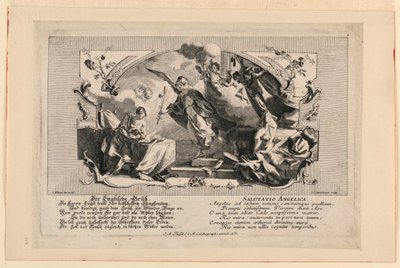 Salutatio Angelica door Johann Evangelist Holzer