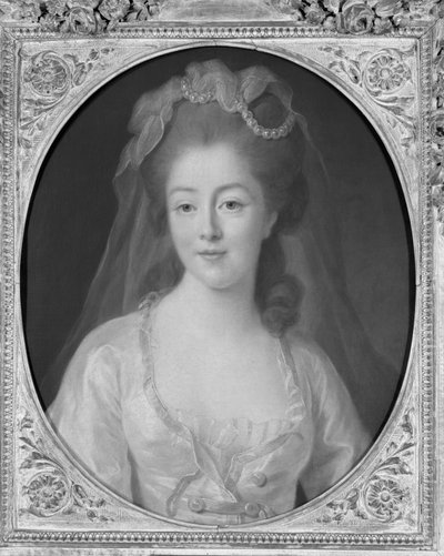 Een dame door Johann Friedrich August Tischbein