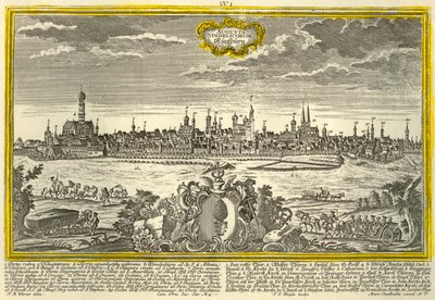 Augsburg, ca. 1740 door Johann Georg Ringlin