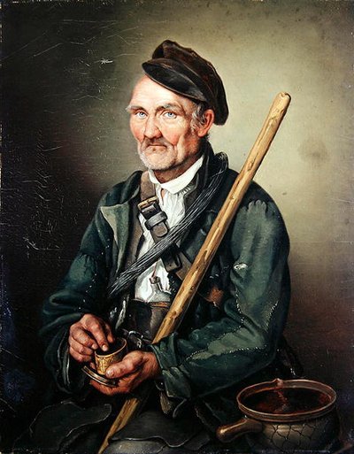 De pottenbinder uit Botterode door Johann Georg Soemmer