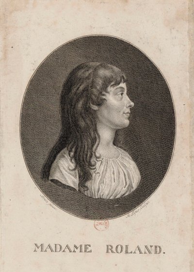 Madame Roland: Bréa pinx; H. Lips sculps. door Johann Heinrich Lips